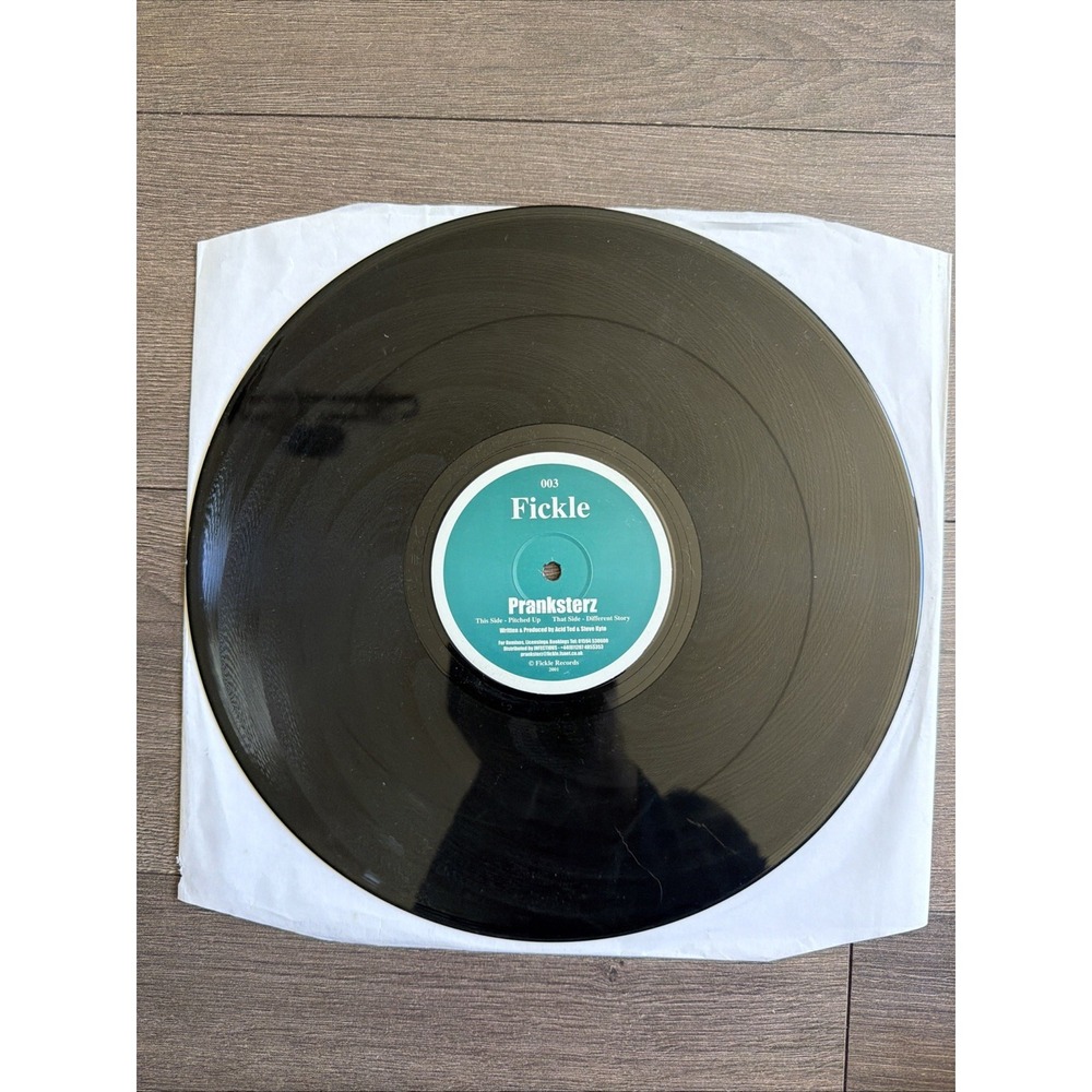 THE PRANKSTERZ "DIFFERENT STORY" 12" (FICKLE 2001, HARD HOUSE, ACID)